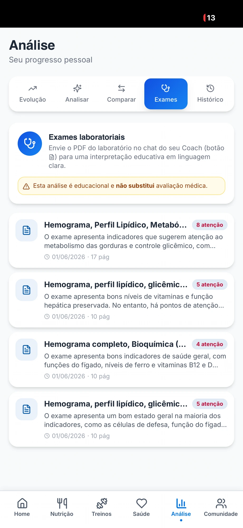 Exames — Exames explicados sem tecnicês