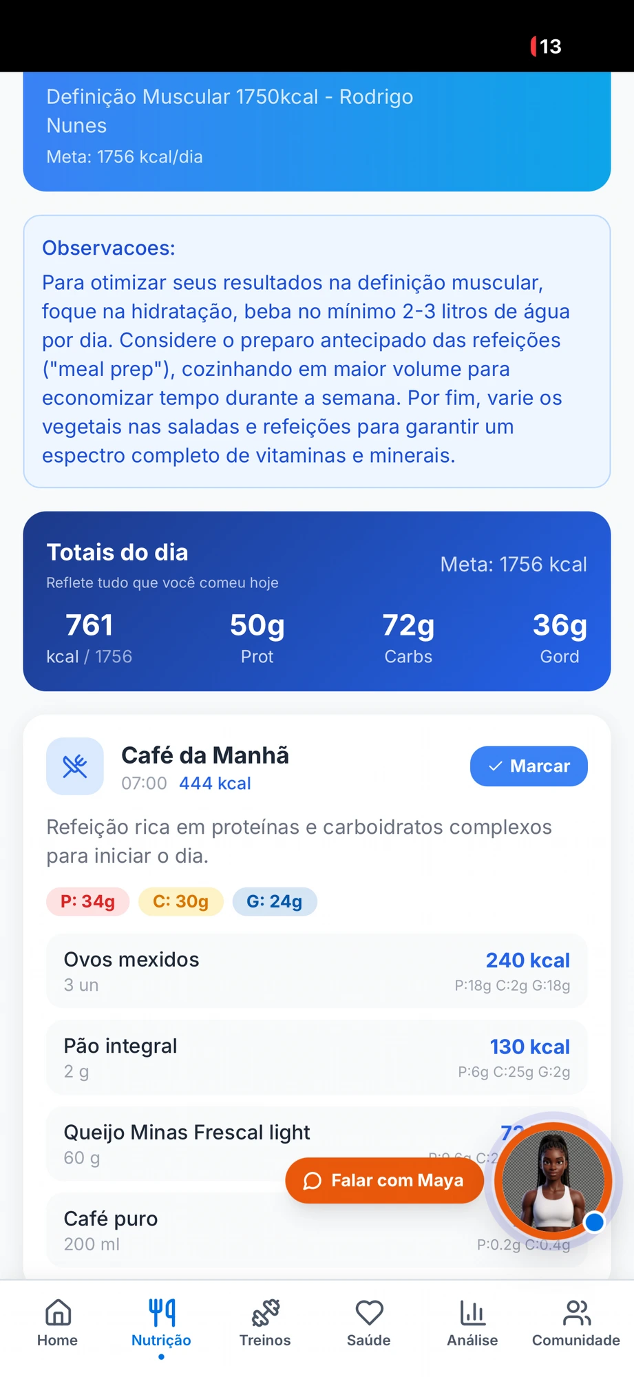 Nutricionista — A dieta do seu nutri, no app